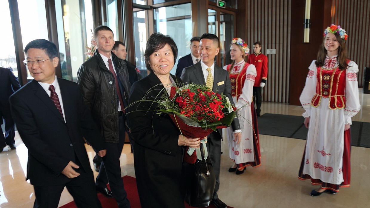 全国人大常委会副委员长沉跃跃下榻北京饭店