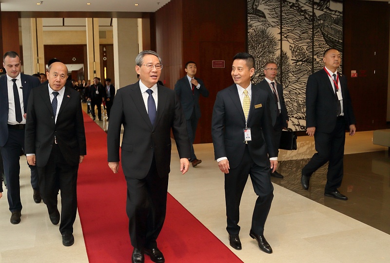 Prime Minister of the State Council of China Li Qiang at the Beijing hotel