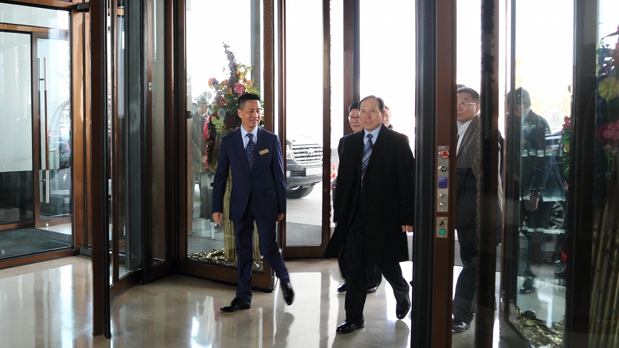 State Councilor and Minister of Defense of the People's Republic of China, Wei Fenghe,  in the Beijing Hotel
