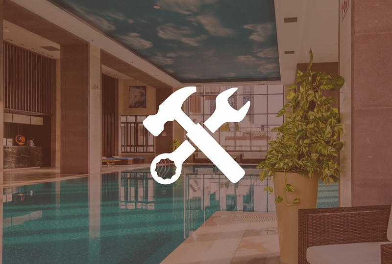 Renovation work in the SPA & Fitness Center